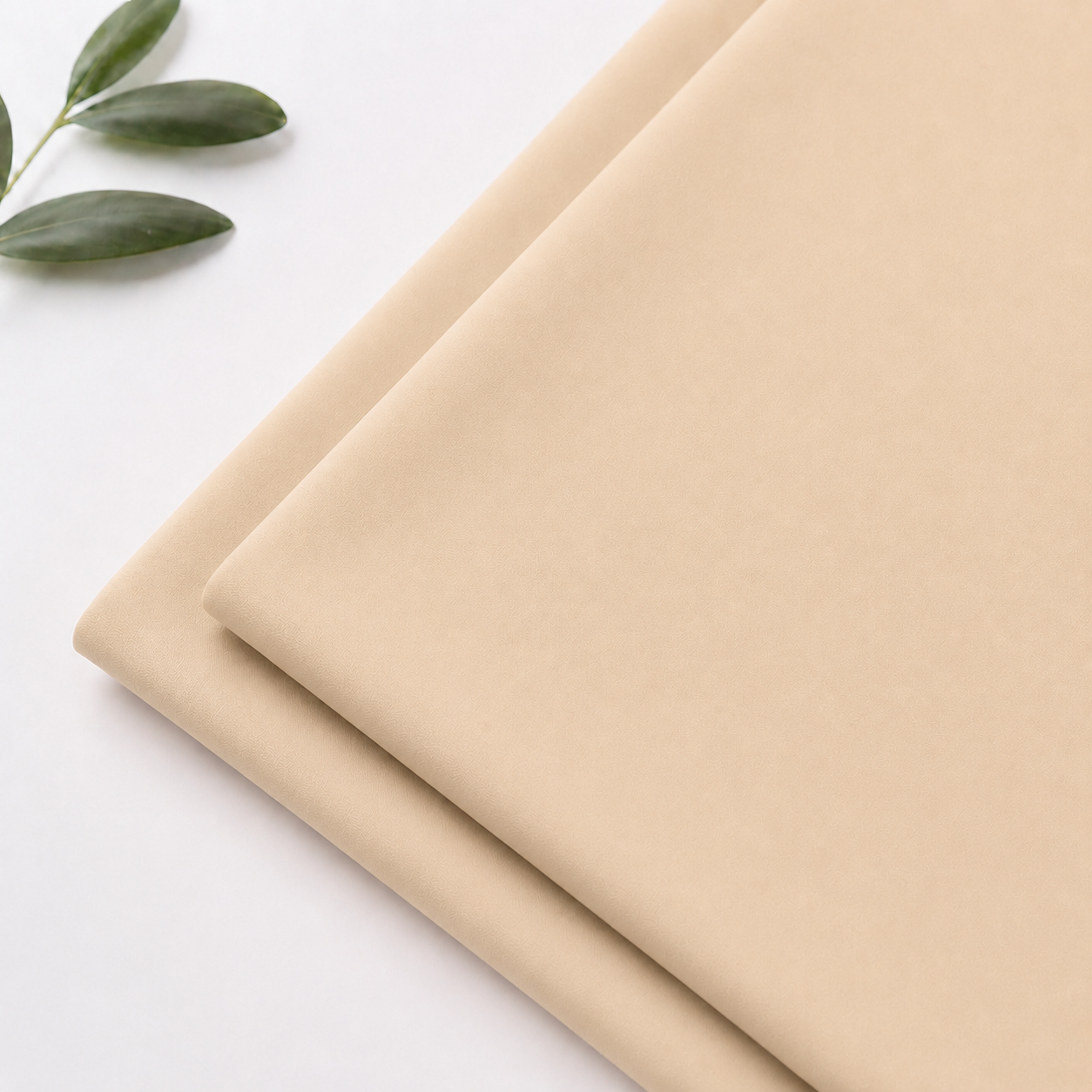 Completo lenzuola Tinta Unita in Puro Cotone dimensioni varie - Beige