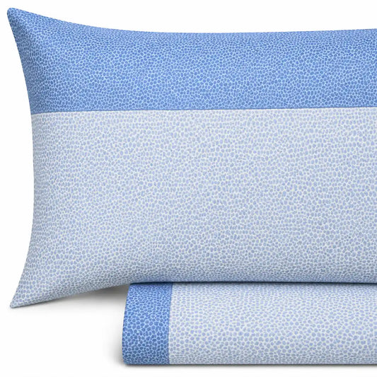Completo Lenzuola in Flanella dimensioni varie - F140 (Azzurro)