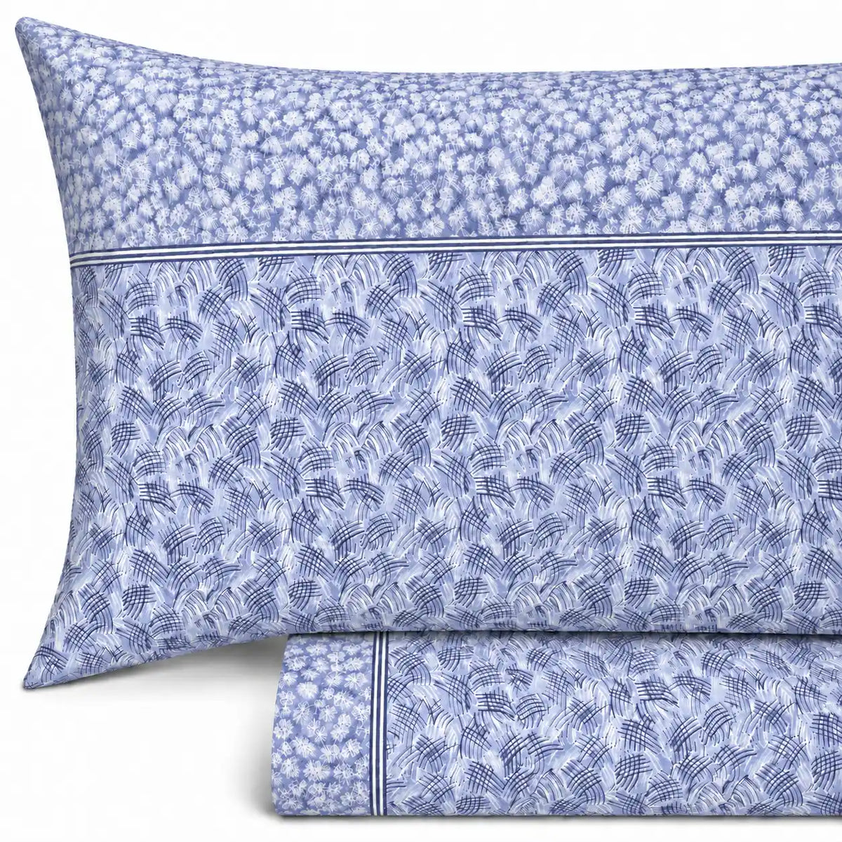 Completo Lenzuola in Flanella dimensioni varie - F135 (Azzurro)