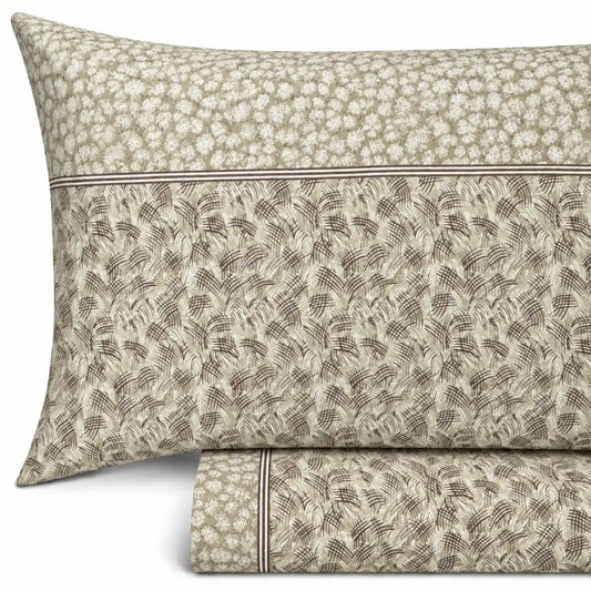 Completo Lenzuola in Flanella dimensioni varie - F135 (Beige)
