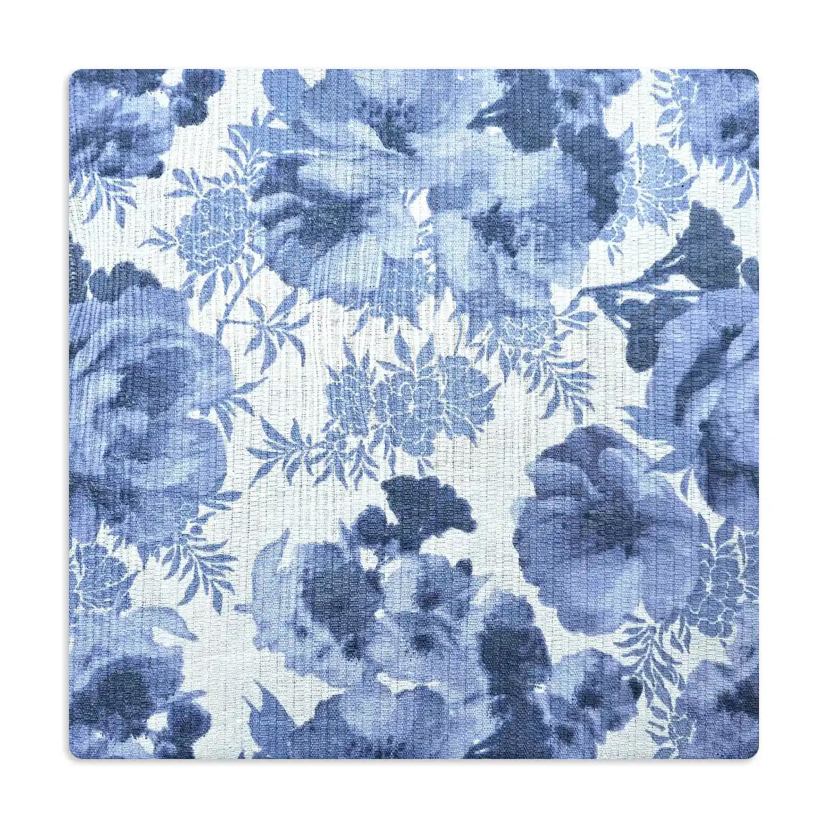 Copriletto Estivo in Cotone Piquet, Matrimoniale - Alina (Azzurro)