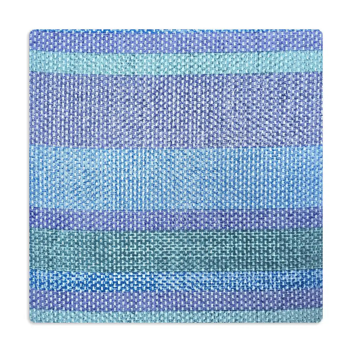 Copriletto Estivo in Cotone Piquet, Matrimoniale - Straight (Azzurro)