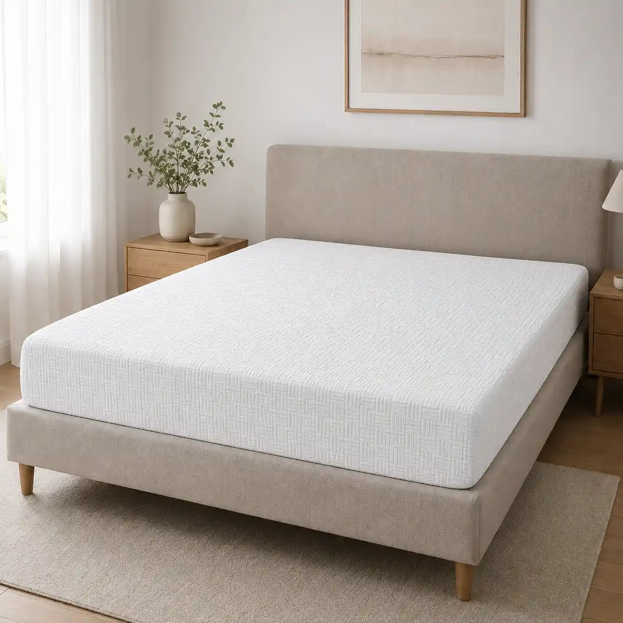 Coprimaterasso in Spugna Jersey con Angoli Elasticizzati, 100% Cotone