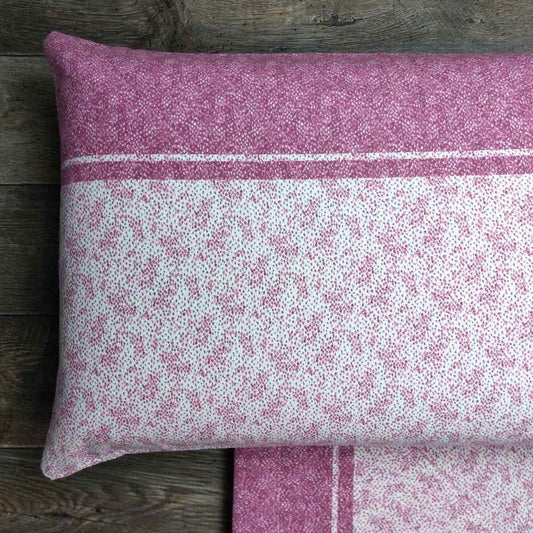 Completo Lenzuola in Flanella Matrimoniale - F105 (Rosa)