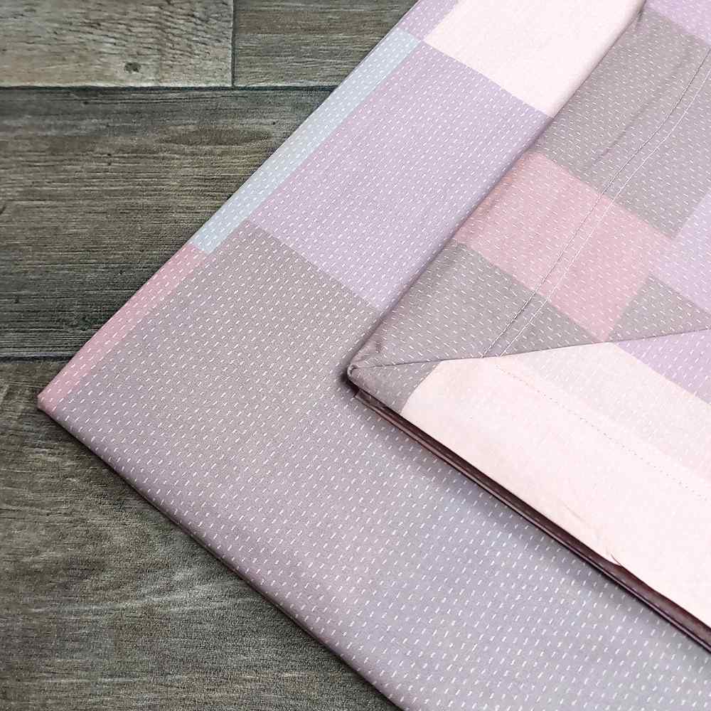 Completo lenzuola in Cotone dimensioni varie - M154 (Rosa)