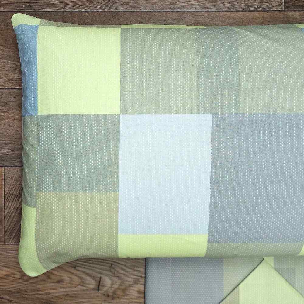 Completo lenzuola in Cotone dimensioni varie - M154 (Verde)