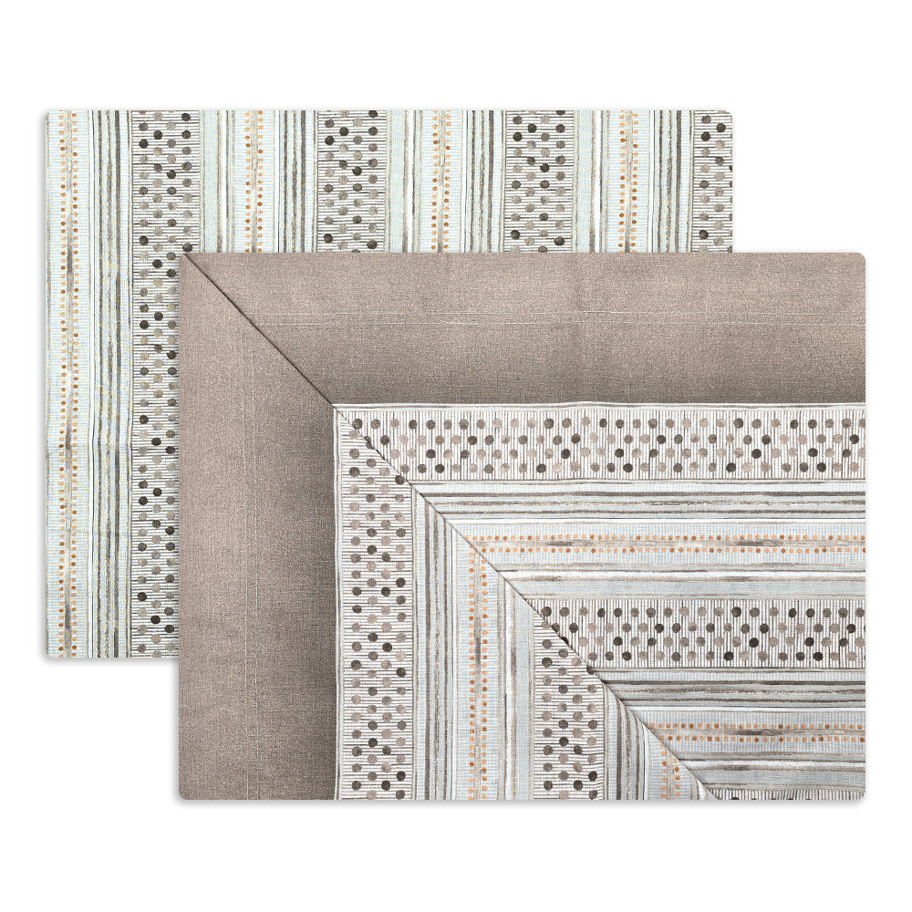 Completo lenzuola in Puro Cotone Singolo - M173 (Tortora)