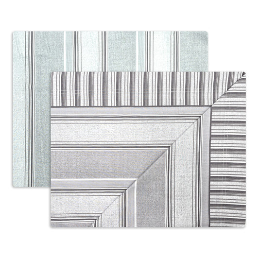Completo lenzuola in Puro Cotone Singolo - M175 (Grigio)