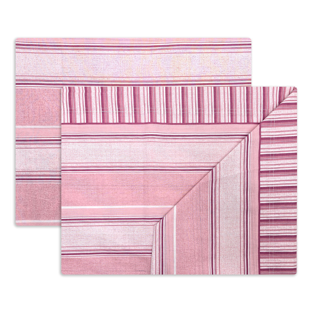 Completo lenzuola in Puro Cotone Singolo - M175 (Rosa)