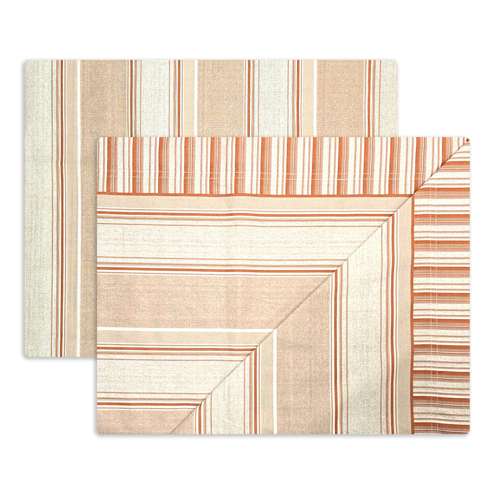 Completo lenzuola in Puro Cotone Singolo - M175 (Salmone)