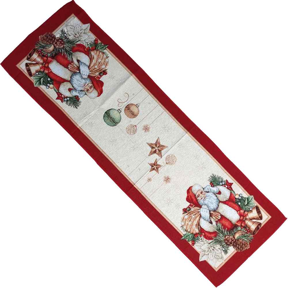 Runner natalizia in tessuto Gobelin 40 x 140 cm - Splendore