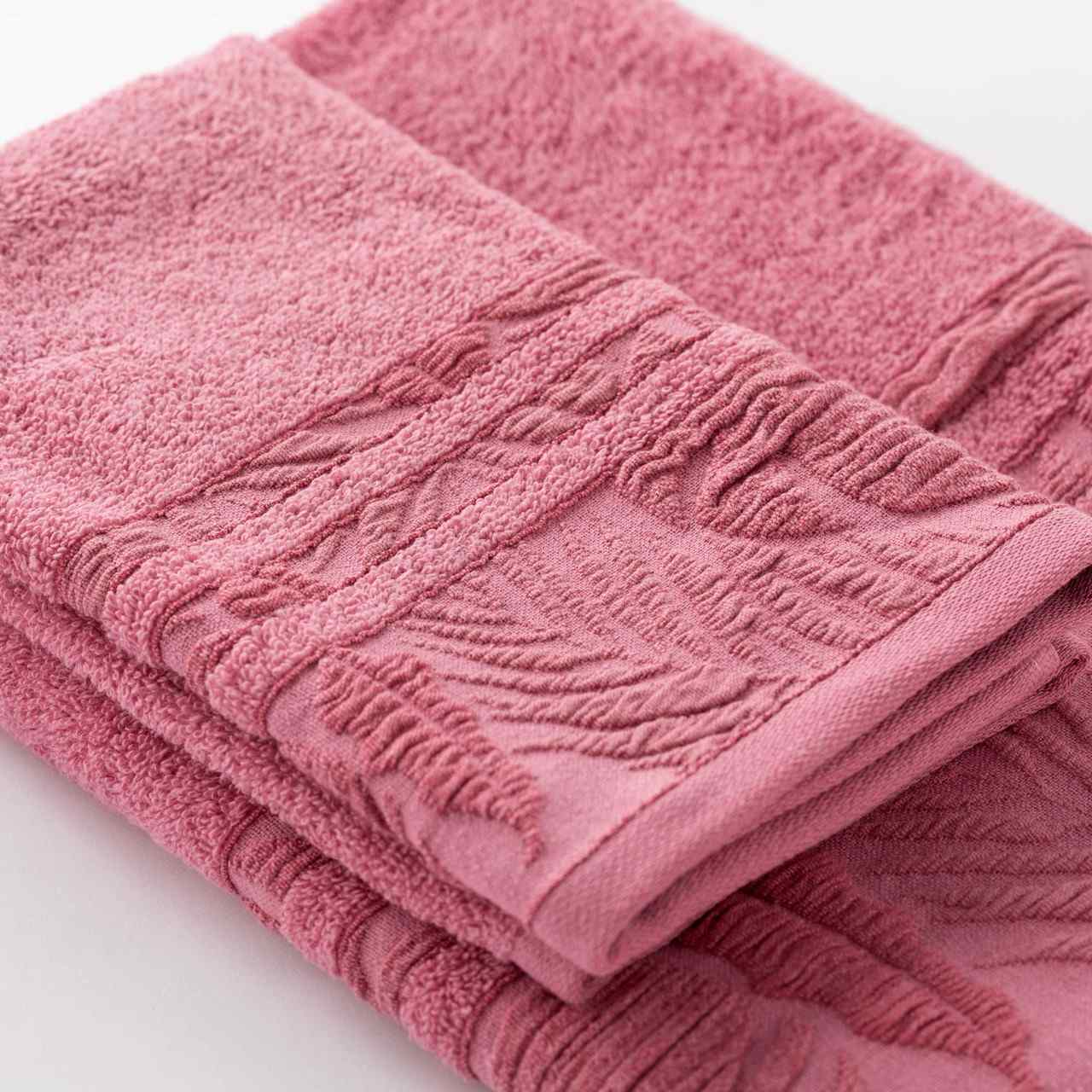 Set Asciugamani 1+1  Malibu di Linea Oro - Rosa