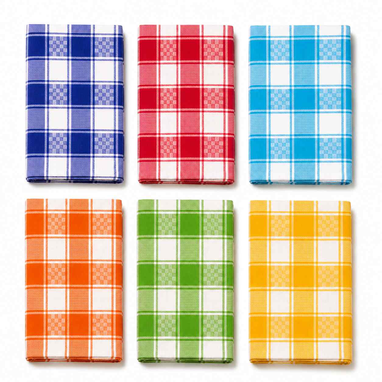 Set Strofinacci 6 pezzi in 100% Cotone - Ischia