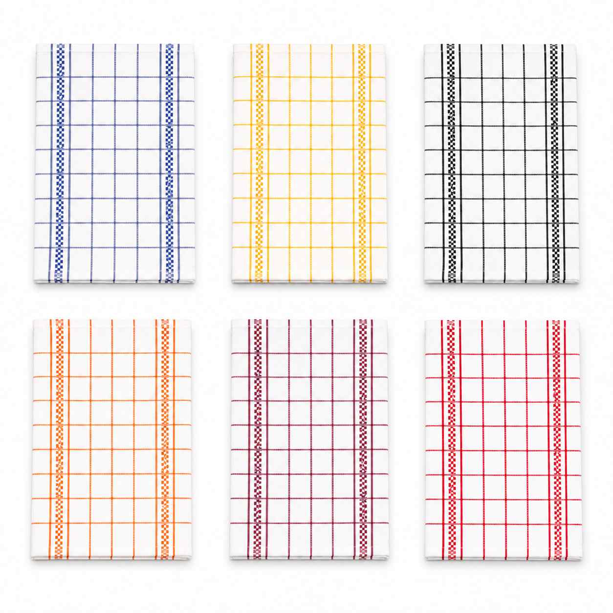Set Strofinacci 6 pezzi in 100% Cotone - Amalfi