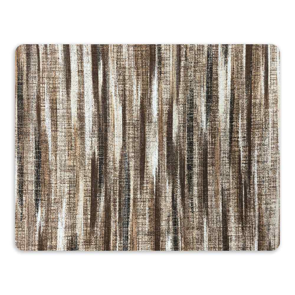 Telo Arredo Copritutto in Cotone 240x275 cm - Stripes (Marrone)