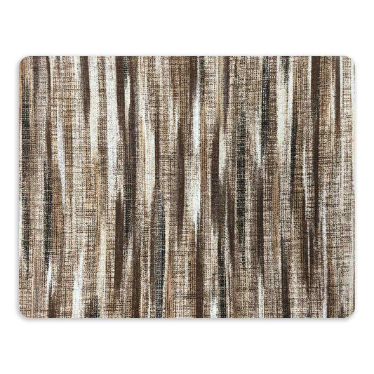 Telo Arredo Copritutto in Cotone 240x275 cm - Stripes (Marrone)