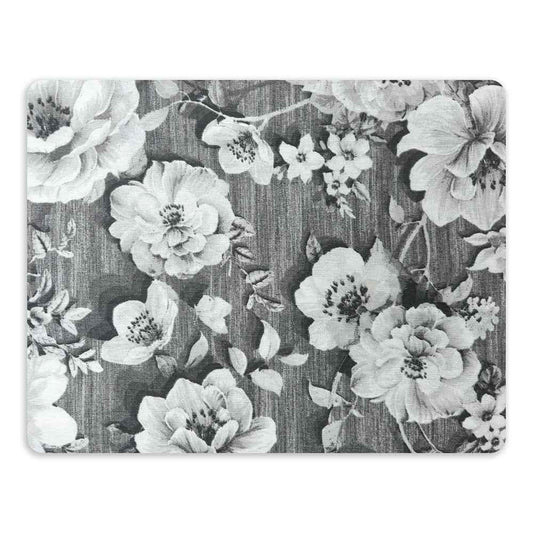 Telo Arredo Copritutto in Cotone 240x275 cm - Roses (Grigio)