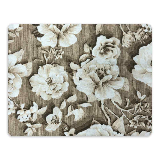 Telo Arredo Copritutto in Cotone 240x275 cm - Roses (Marrone)
