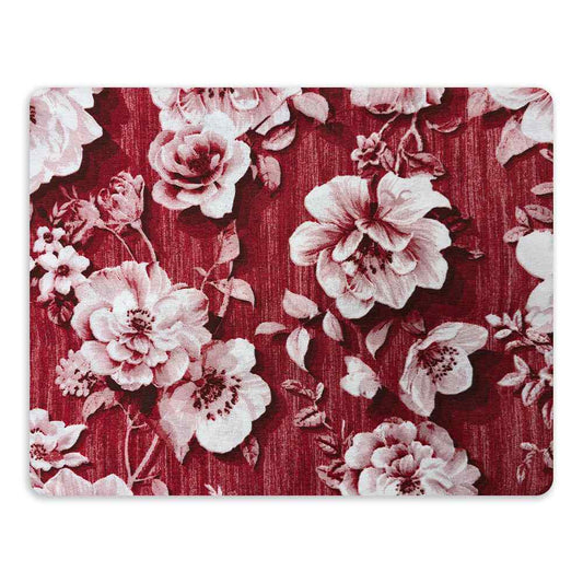 Telo Arredo Copritutto in Cotone 240x275 cm - Roses (Bordeaux)