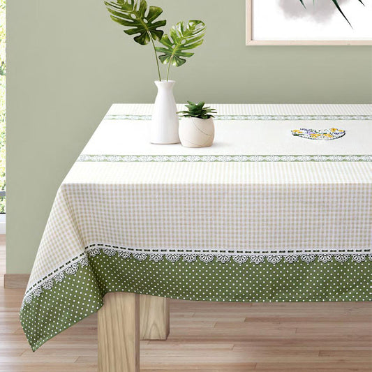 Tovaglia in Cotone con Ricamo di VINGI Ricami - Living (Vari Colori)