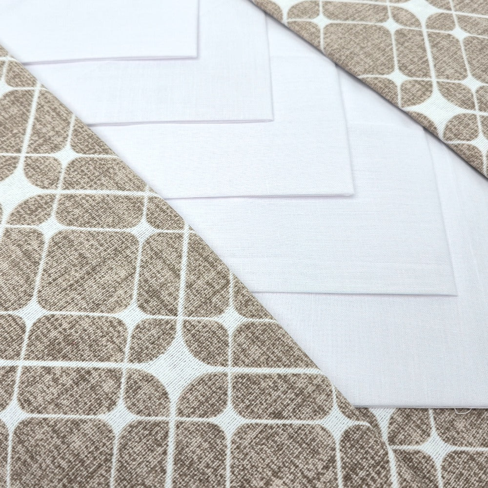 Tovaglia in Cotone con Tovaglioli x6/x12 posti T105