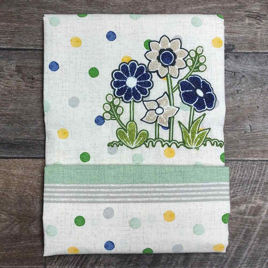 Tovaglia in Cotone con Ricamo x12 posti VINGI - Alessia 07
