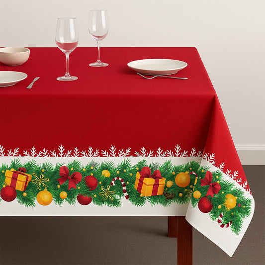 Tovaglia Natalizia in Cotone a Stampa Digitale - Incanto
