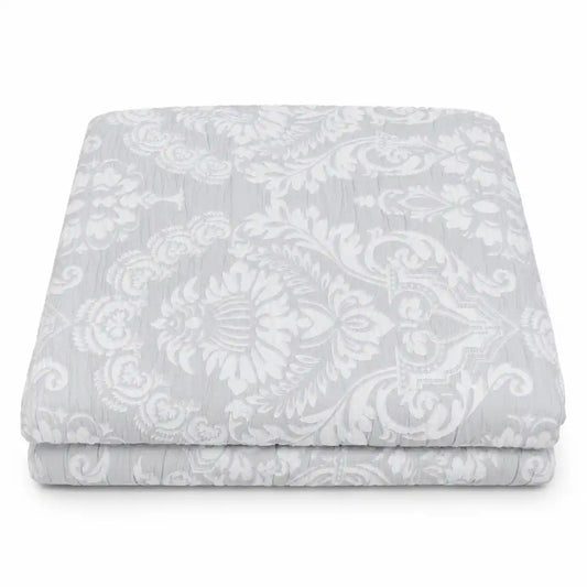 Copriletto jacquard con leggera Imbottitura Double-Face - Damasco