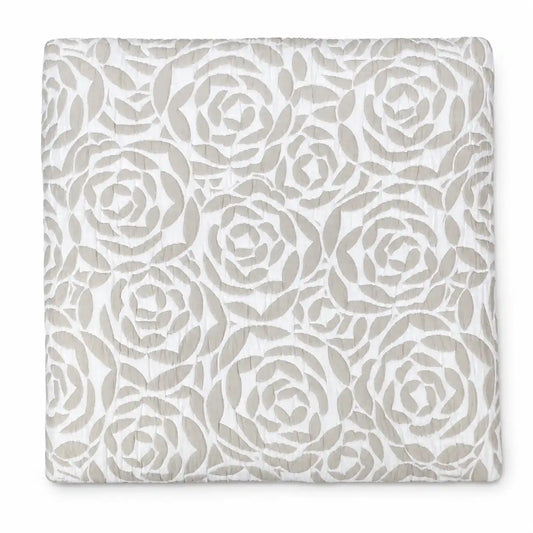 Copriletto jacquard con leggera Imbottitura Double-Face - Rose (Beige)