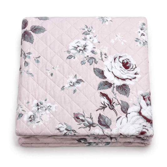 Copriletto Trapuntato leggero in Microfibra - Callas (Rosa)