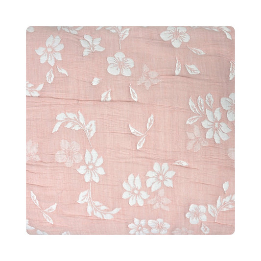 Trapuntino Copriletto Jacquard Double-Face Matrimoniale - Aurora (Rosa)
