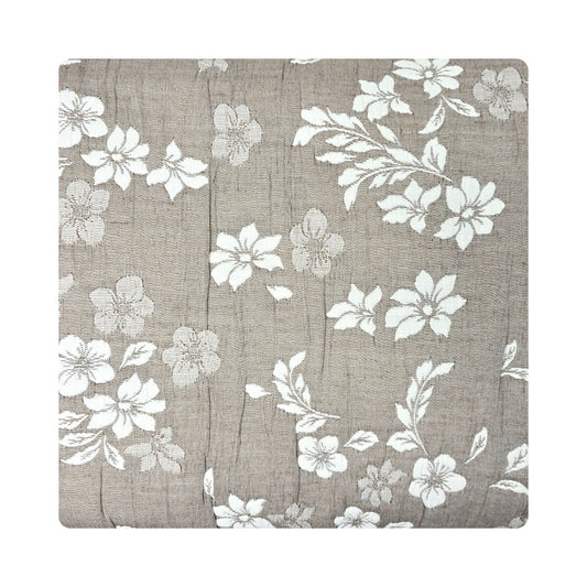 Trapuntino Copriletto Jacquard Double-Face Matrimoniale - Aurora (Tortora)
