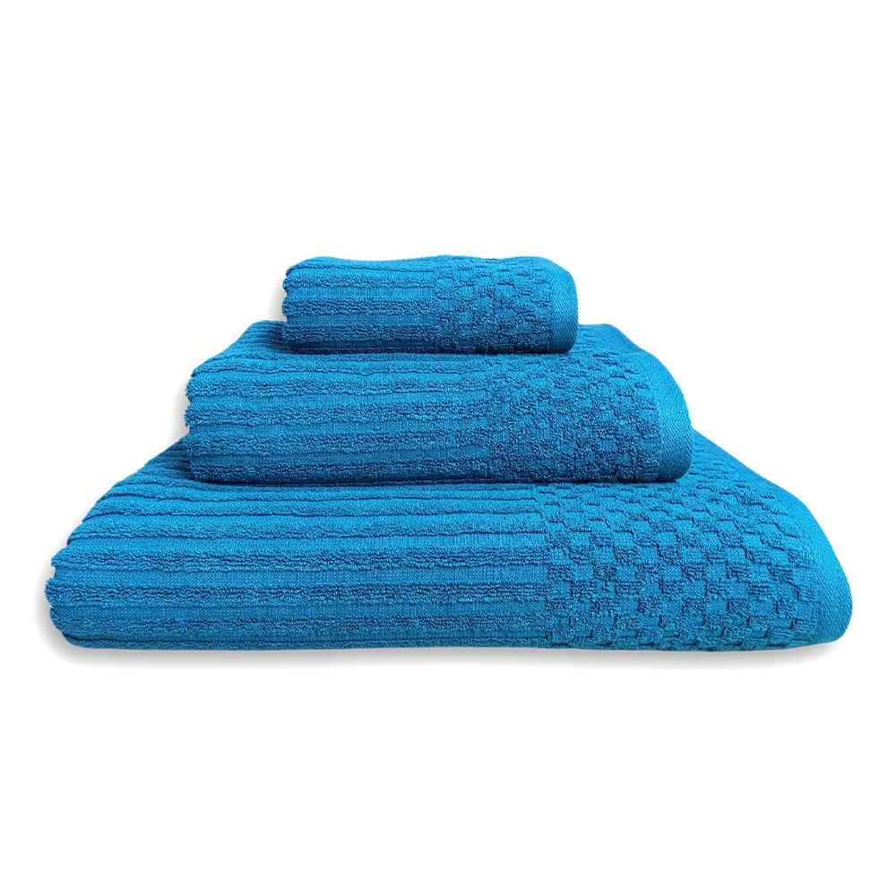 Set Asciugamani 3 Pezzi (Viso + Ospite + Telo) in Spugna 600gr - Mia