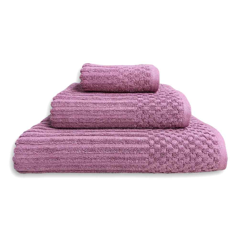 Set Asciugamani 3 Pezzi (Viso + Ospite + Telo) in Spugna 600gr - Mia